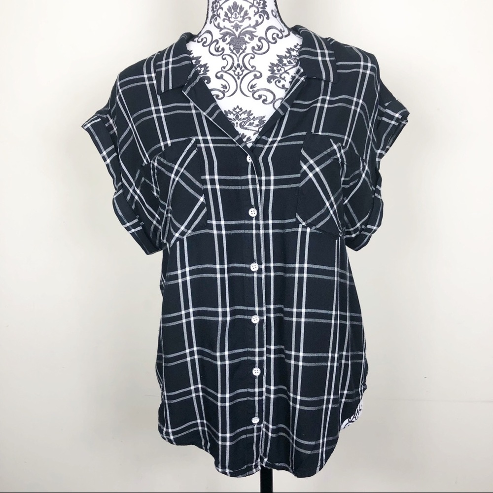 Jachs Girlfriend | Blouse Quinn Cap Sleeve Button